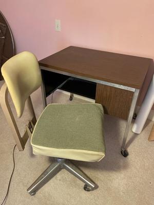 Vintage desk and chair