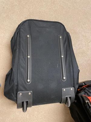 Two rolling duffle bags