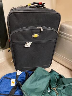 Suitcases and duffel bags