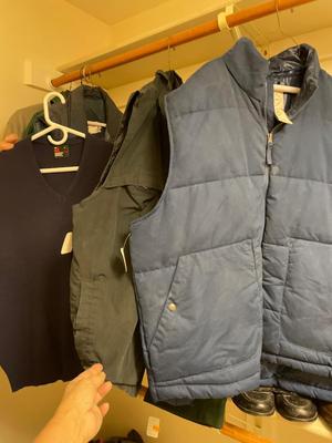 Men’s vests and jackets size L-XXL