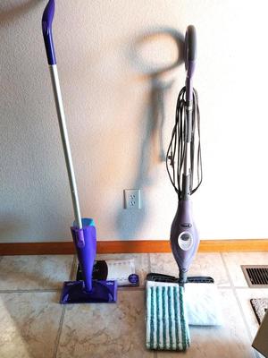 SWIFFER WET JET AND SHARK STEAM MOP