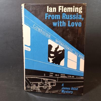 LOT 271: Glidrose Productions 157 Edition of Fleming's From Russia, With Love w/ 1950's and 60's Ian Fleming Book Club...