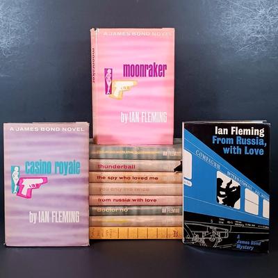 LOT 271: Glidrose Productions 157 Edition of Fleming's From Russia, With Love w/ 1950's and 60's Ian Fleming Book Club...