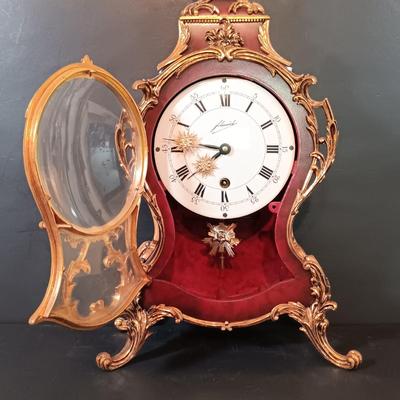 LOT 272: Vintage Schmid Louis XV Style Bracket Clock