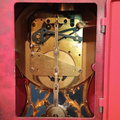 LOT 272: Vintage Schmid Louis XV Style Bracket Clock