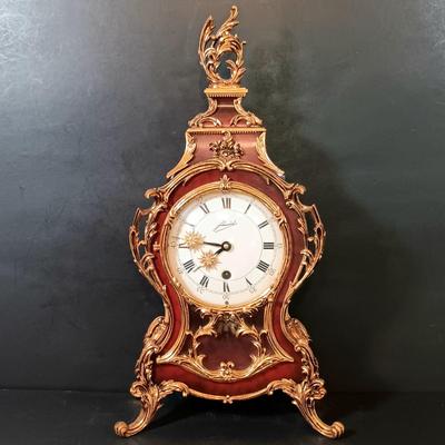 LOT 272: Vintage Schmid Louis XV Style Bracket Clock