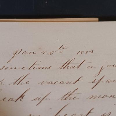 LOT 274: Dept. of the Interior 1890 Census with a Handwritten Journal From 1880s Philadelphia & More