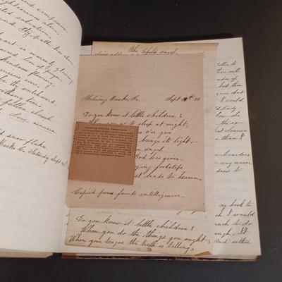 LOT 274: Dept. of the Interior 1890 Census with a Handwritten Journal From 1880s Philadelphia & More