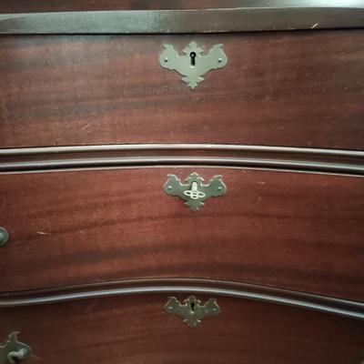 LOT 277: Chippendale-Style Secretary Desk