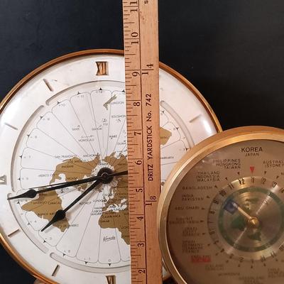 LOT 278: MCM Kundo World Clock & United Technologies Nova World Clock