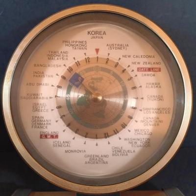 LOT 278: MCM Kundo World Clock & United Technologies Nova World Clock