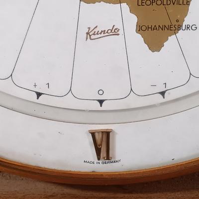 LOT 278: MCM Kundo World Clock & United Technologies Nova World Clock