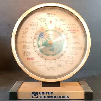 LOT 278: MCM Kundo World Clock & United Technologies Nova World Clock