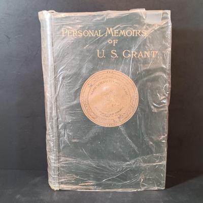 LOT 279: Personal Memoirs of Ulysses S. Grant 1885 Volumes I & II with Altsheler's The Star of Gettysburg 1915