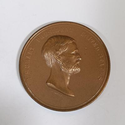 LOT 280: Set of (9) Metal Medallions- FDR, Calvin Coolidge, Warren Harding & More