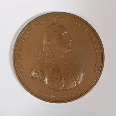 LOT 280: Set of (9) Metal Medallions- FDR, Calvin Coolidge, Warren Harding & More