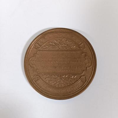 LOT 280: Set of (9) Metal Medallions- FDR, Calvin Coolidge, Warren Harding & More