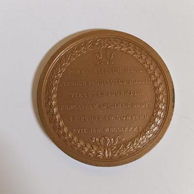 LOT 283: Set of (7) Metal Medallions- Major General Andrew Jackson, Zachary Taylor, Jacob Brown & More