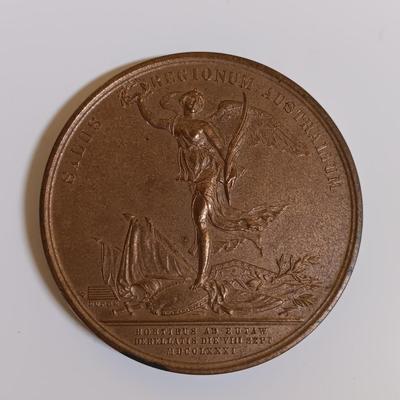 LOT 283: Set of (7) Metal Medallions- Major General Andrew Jackson, Zachary Taylor, Jacob Brown & More