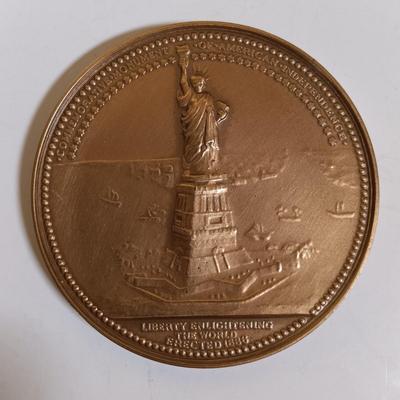 LOT 289: Set of (7) Metal Medallions- Johnstown Flood Memorial, PA State Agricultural Society & More