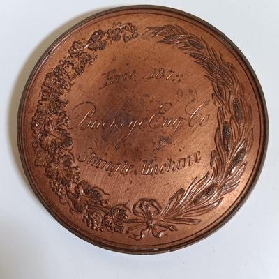 LOT 289: Set of (7) Metal Medallions- Johnstown Flood Memorial, PA State Agricultural Society & More