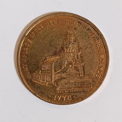 LOT 289: Set of (7) Metal Medallions- Johnstown Flood Memorial, PA State Agricultural Society & More