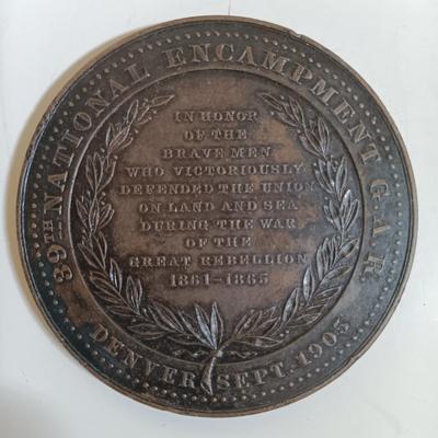 LOT 289: Set of (7) Metal Medallions- Johnstown Flood Memorial, PA State Agricultural Society & More