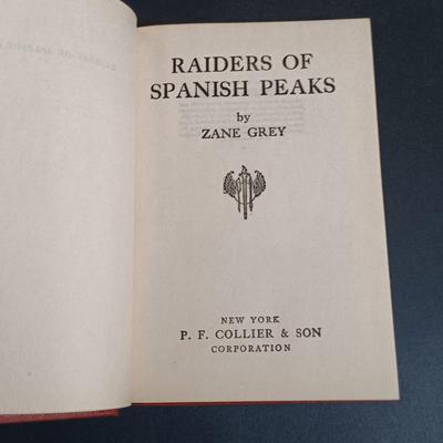LOT 290: P.F. Collier 1930s Zane Grey Novels w/ Lomax' 1910 Cowboy Songs & More