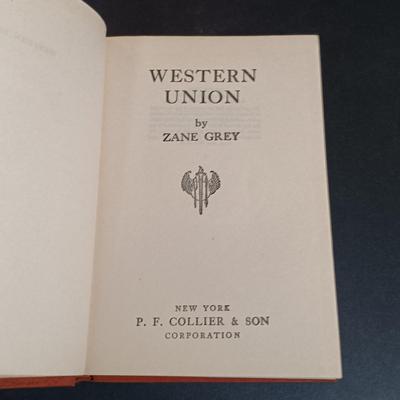 LOT 290: P.F. Collier 1930s Zane Grey Novels w/ Lomax' 1910 Cowboy Songs & More