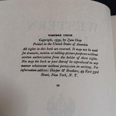 LOT 290: P.F. Collier 1930s Zane Grey Novels w/ Lomax' 1910 Cowboy Songs & More