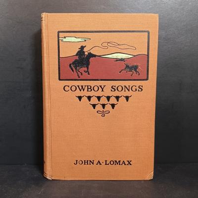 LOT 290: P.F. Collier 1930s Zane Grey Novels w/ Lomax' 1910 Cowboy Songs & More
