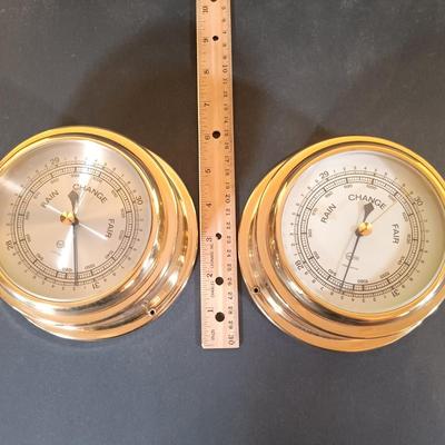 LOT 291: Set of (2) Barigo Barometers