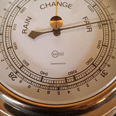 LOT 292: Abbeon Relative Humidity and Temp Indicator w/ Barigo and Taylor Barometers