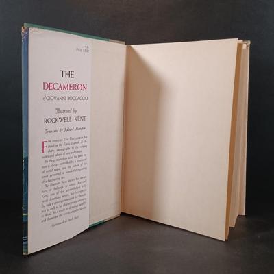 LOT 293: Rockwell Kent Illustrated 1949 The Decameron, Porter & Coetes' Ivanhoe, King or Knave 1889 & More