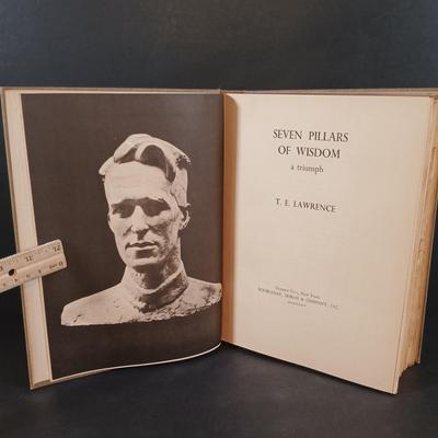LOT 295: T.E. Lawrence' 1935 Seven Pillars of Wisdom, Pease' Shanghai Passage 1929 & The High Barbaree 1945