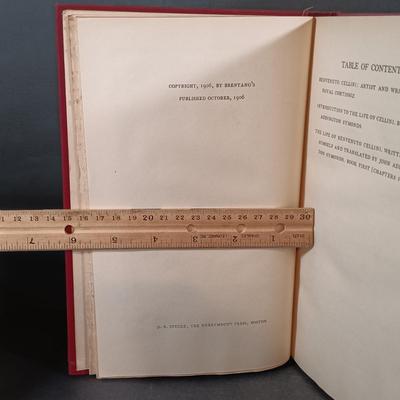 LOT 296: Privately Printed Lucius Apuleius' The Golden Ass, Saul of Tarsus 1906 & The Life of Benvenuto Cellini 2-Volume Set 1906