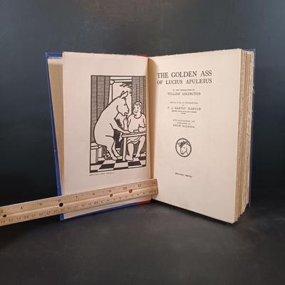 LOT 296: Privately Printed Lucius Apuleius' The Golden Ass, Saul of Tarsus 1906 & The Life of Benvenuto Cellini 2-Volume Set 1906
