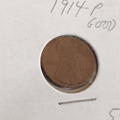LOT 297: Set of (40) Wheat Pennies 1913 - 1955