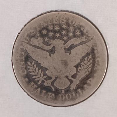 LOT: 326: Morgan Silver Dollar 1921 & Barber Half-Dollar 1894