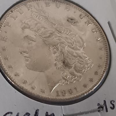 LOT 327: Morgan Silver Dollars 1891 & 1921