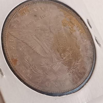 LOT 328: Morgan Silver Dollars 1879 & 1921