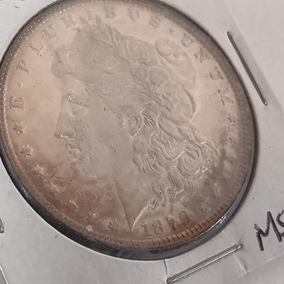 LOT 328: Morgan Silver Dollars 1879 & 1921