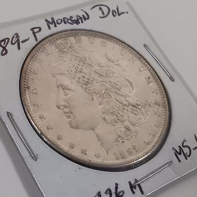 LOT 330: Morgan Silver Dollars 1889 & 1898