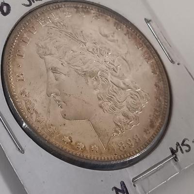 LOT 330: Morgan Silver Dollars 1889 & 1898
