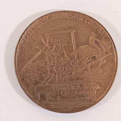 LOT 335: Hoover Exhibit Souvenir Coin, International Harvester Co. Coin & Booker T. Washington Coin