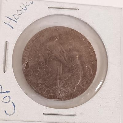 LOT 335: Hoover Exhibit Souvenir Coin, International Harvester Co. Coin & Booker T. Washington Coin