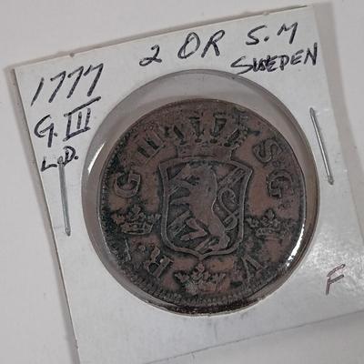 LOT 337: Set of (11) Antique Foreign Coins