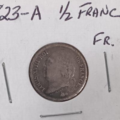 LOT 338: Set of (9) Antique Foreign Coins