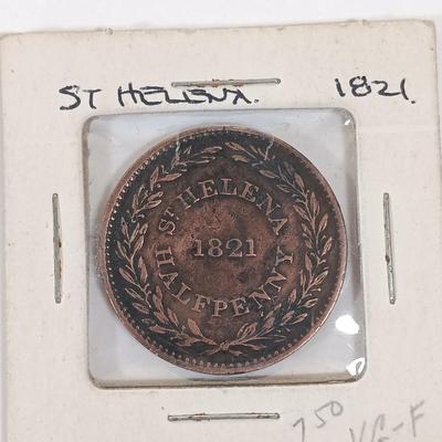LOT 338: Set of (9) Antique Foreign Coins