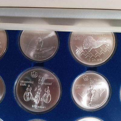 LOT 339: Canadian Olympic Coins 1976 Set
